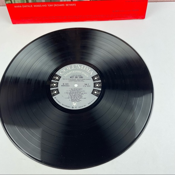 West Side Story Original Soundtrack Vinyl Record Music Natalie Wood Columbia - Picture 3 of 8